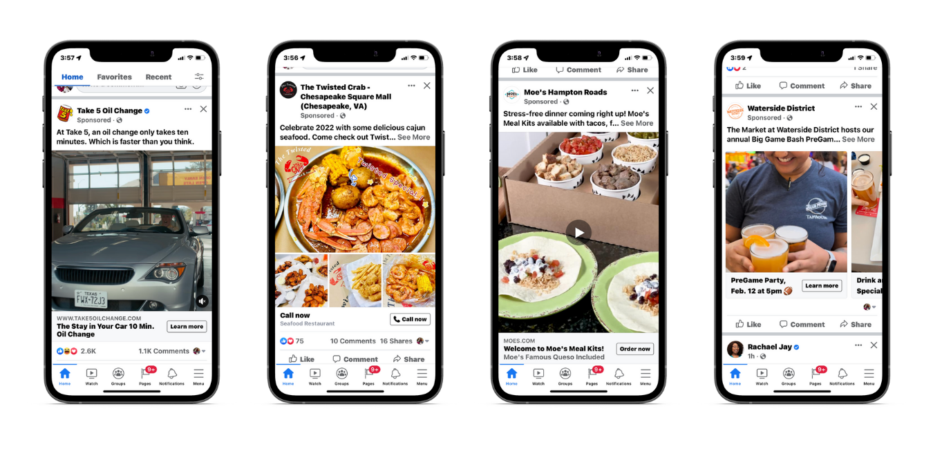 Facebook Ad Examples - Hampton Roads